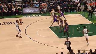 Giannis disrespected by entire Lakers after dares him shoots 3-pointer