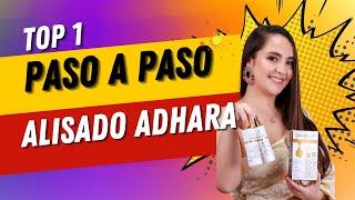 ADHARA PROFESSIONAL Alisado paso a paso a nivel profesional