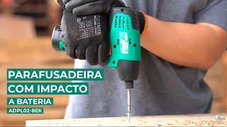 Parafusadeira com Impacto a Bateria ADPL02-8EK - DCA | MGL do Brasil