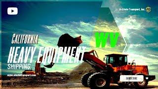 Top-notch Heavy Equipment Shipping & Hauling in California | Heavy Equipment Transport CA