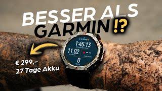 Beste Smartwatch für Outdoor Sport! | Amazfit T-Rex 3 nach einer Woche im Test!