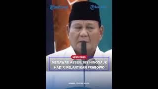 MEGAWATI ABSEN, SBY, TRY SUTRISNO HINGGA JUSUF KALLA Hadiri Pelantikan Prabowo & Gibran #short