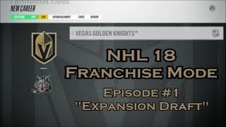 ASMR || Binaural NHL 18 Franchise Mode #1 || "Expansion Draft"