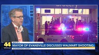 Evansville's mayor speaks with 44News about west side Walmart shooting