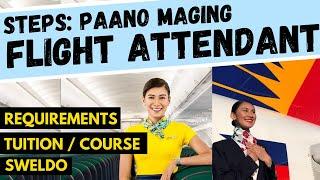 Paano Maging Flight Attendant | Flight Attendant Course / Schools, College, Requirements, Sweldo
