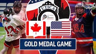 Canada v USA | Gold Medal Game | 2024 World Lacrosse Women's Box Championship