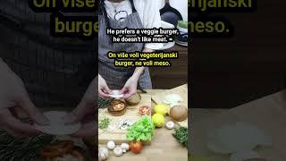 Burger - Burger / Pljeskavica, 6/8/2023  #shorts #serbian #italki