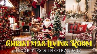 Dreamy Winter Wonderland: Mesmerizing Christmas Living Room Decor Ideas!