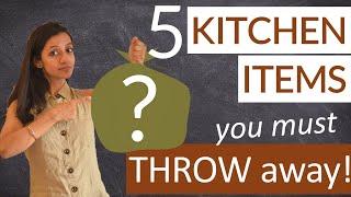 5 KITCHEN ITEMS to THROW IMMEDIATELY + SAFER ALTERNATIVES