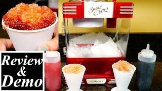 Nostalgia RSM602 Retro Snow Cone Maker Review and Demo