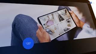 Видео-презентация дизайна сайта по телекоммуникациям и системам безопасности (After Effects)