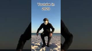 Youtube 2020 VS 2022 #shorts #youtube #2020 #2022