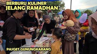 Ngajak Istri Berburu Jajanan Kuliner Jelang Puasa Ramadhan di Pasar Kaget Gunungkarang