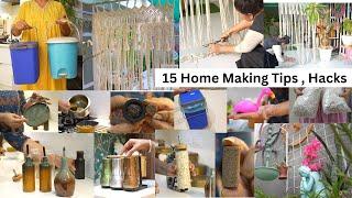 15 घर के बहुत काम के टिप्स और चीज़ें, Ideas ,Hacks for HOME , Kitchen & Balcony ,Decor Items Curtains