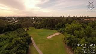 Hole 14 at Bonita Fairways Golf Club in Bonita Springs, Florida