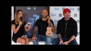 Hedley funny interview in Québec