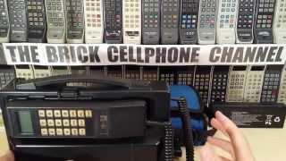 Vintage NEC transportable Brick phone for the Analog TACS system