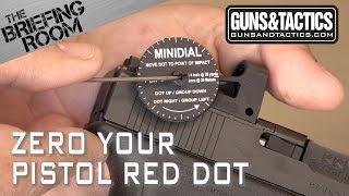 How to Zero Your Pistol Red Dot