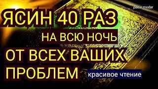 Сура Ясин 40 раз, От всех ваших проблем,  от джинов, порчи и сглаза, врагов и злых людей Sura Yassin