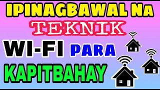 PAANO EXTEND  ANG WIIFI SIGNAL PARA SA KAPITBAHAY | HOW TO BOOST WIFI SIGNAL SIMPLE TECHNIQUE