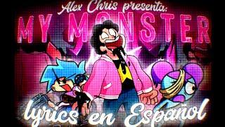 [FNF]  MY MONSTER LYRICS EN ESPAÑOL - PIBBY CORRUPTED V1.5 - VS STEVEN (LETRA EN ESPAÑOL)