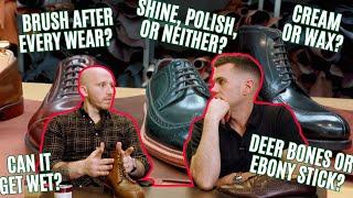 The Idiot's Guide to Cordovan Shoe Care