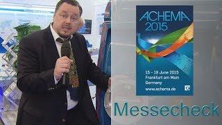 Achema 2015: ke NEXT TV berichtet von der Leitmesse für Prozessindustrie