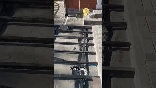 Готовый металлический каркас под ДПК #дача #стройка #дпк #дизайнинтерьера #ремонт #замеры #сад #diy
