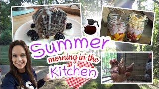 They destroyed my tomatoes!  Blackberry Bread, Cereal Bars, & Omelet Jars | Southern Kitchen