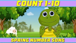 PRESCHOOL COUNTING SONG FOR SPRING | learn to count 1-10 number song