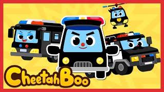 Let's Go! Cheetahboo Rescue Team! C.R.T! | Vehicles | Nursery rhymes & Kids Song | #Cheetahboo