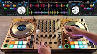 PRO DJ DOES INSANE MIX ON THE GOLD DDJ-1000 SRT (Fast and Creative DJ Mixing)