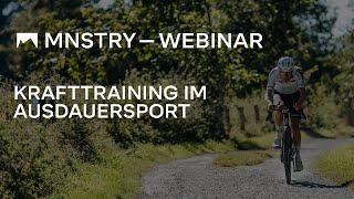 MNSTRY Webinar: Krafttraining im Ausdauersport