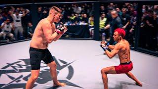 6'8" fighter against 5'3" jiu-jitsu master in a surreal battle! | David VS Goliath | DWT