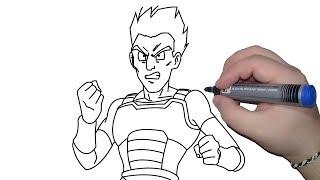 COMO DIBUJAR A BEETS [SAIYAJIN] - DRAGON BALL SUPER BROLY