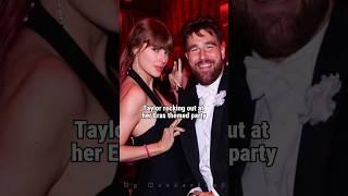 Taylor rocking out at her Eras themed party with Travis Kelce #taylorswift #traviskelce