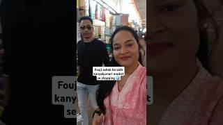 Fouji sahab ke sath kanyakumari market se shopping #foujisahab #foujiwife#foujikifojan#trendingsong