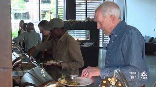 Locals spent their Thanksgiving feast at Hotel San Luis Obispo on Thanksgiving Day