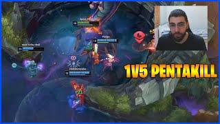 1v5 Pentakill - LoL Daily Moments Ep 2003