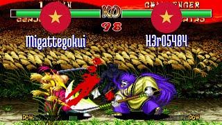 FT5 @samsho2: Migattegokui (VN) vs H3r05484 (VN) [Samurai Shodown II Fightcade] Nov 6