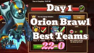 Best Orion Teams Hero Brawls Day 1 | Hero Wars: Dominion Era