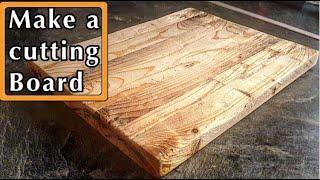 DIY Cutting Board For Beginners No Planer No Jointer | Upcycled Wood |