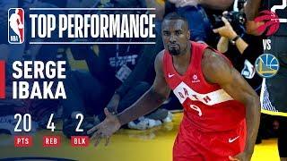 Serge Serge Ibaka Goes For 20 Points Off The Bench In Game 4 | 2019 NBA Finals