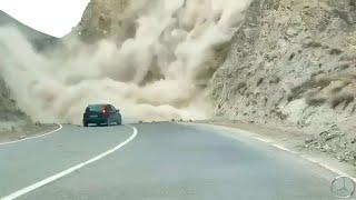 Devastating Rockfalls and Landslides Caught on Video