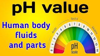 important pH values of human body fluids | various body fluids pH value | GPAT 2024