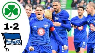 Greuther Fürth VS Hertha BSC 1-2 Highlights | Bundesliga 2023/2024