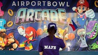 Airport Bowl arcade  at Heathrow 2024