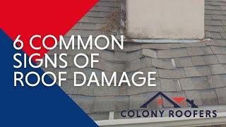 6 Signs Of Roof Damage- Roof Repair Tips, Roof Damage Repair, Roof Leaks, and More!