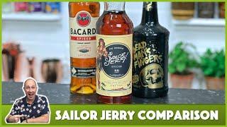 Sailor Jerry Spiced Rum Review | Sailor Jerry vs Dead Mans Fingers vs Bacardi Spiced