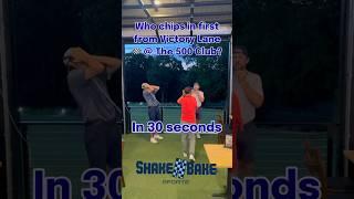 Who chips in first in 30 seconds? | Alex, Fern & Rip from Victory Lane at The 500 Club #golf #racing